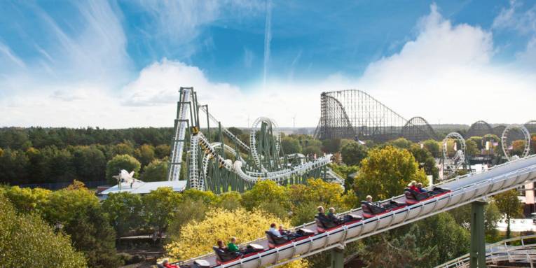 Blick über den Heide Park