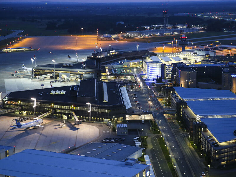 Luftaufnahme des Hannover Flughafen Luftaufnahme des Hannover Flughafen