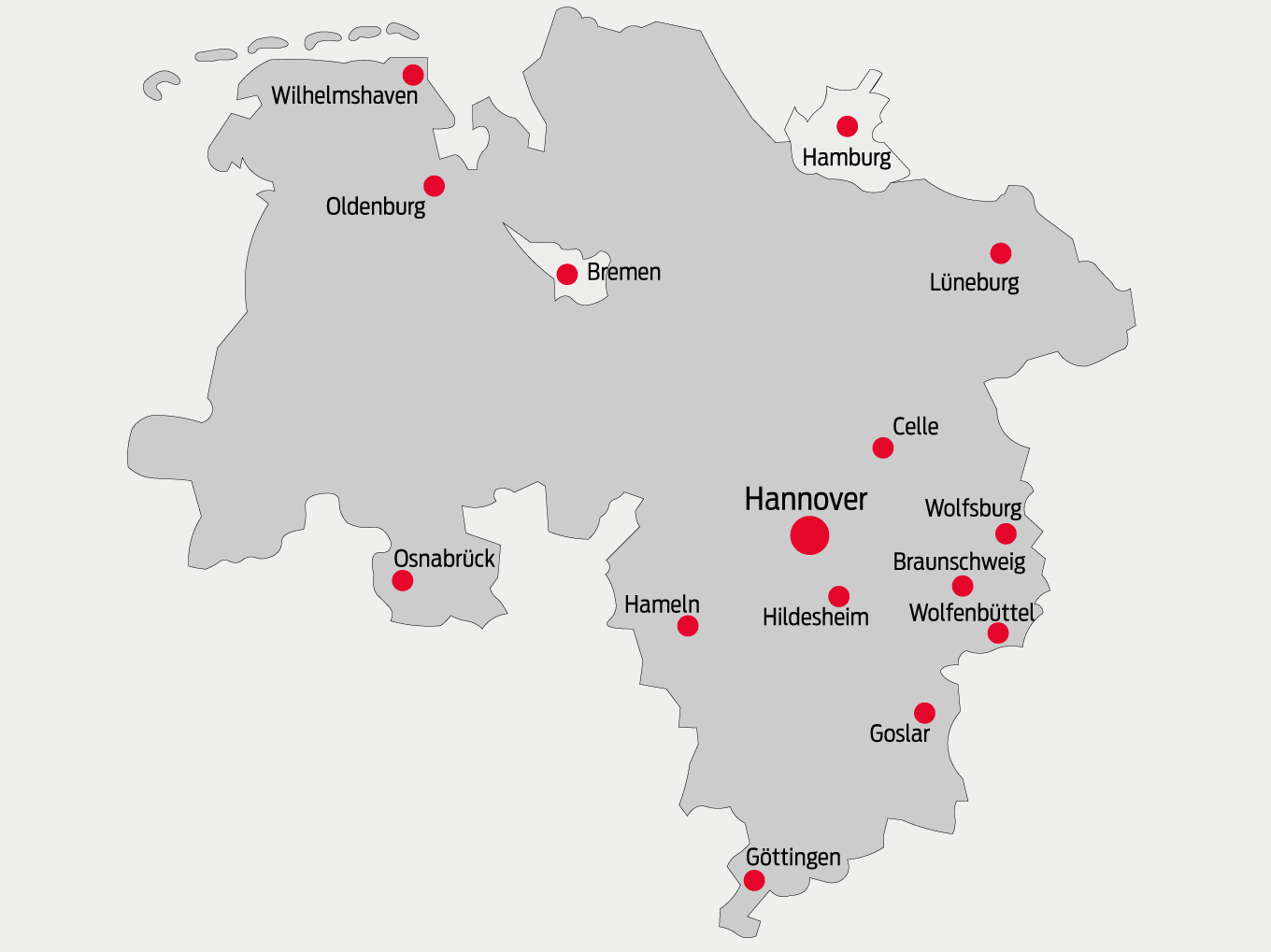 Hannover - zentral gelegen in Niedersachsen 