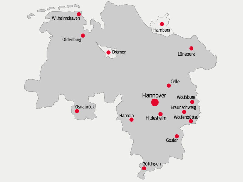 Hannover - zentral gelegen in Niedersachsen Hannover - zentral gelegen in Niedersachsen