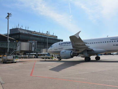 View about Hannover Airport. View about Hannover Airport.